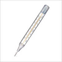 Clinical Glass Thermometer Color Code: Transparent