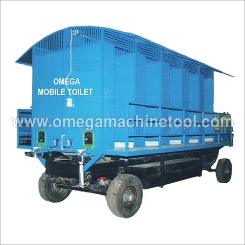 Blue Mobile Van Toilet
