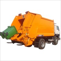 Loading Garbage Compactor - Color: Yellow