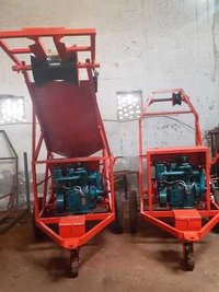 Bucket Type Sewer Cleaning Machine - Mild Steel, Diesel, Red | Low Vibration & Noise, Efficient In Drainage & Blockage Maintenance
