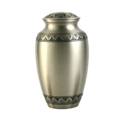 ATHENA PEWTER CREMATION URN- NEW