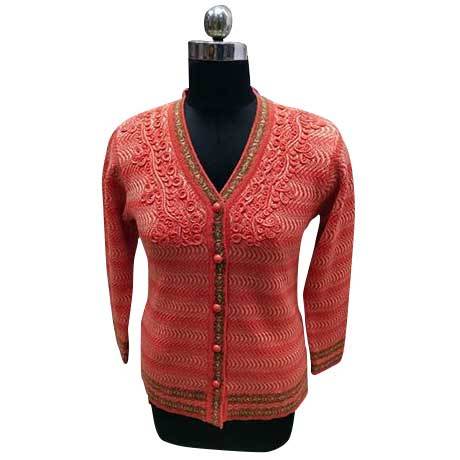 Designer Ladies Woolen Cardigan