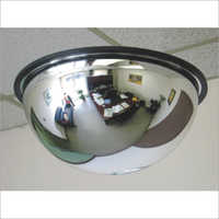 Full Dome Convex Mirror - Ms, 18/24/26/32/36 Inch , Silver Color, Manual Function, High Quality For Road Safety