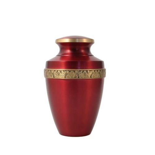 GRECIAN RUBY CREMATION URN- NEW