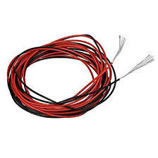 High Quality 30AWG Silicone Wire 5m (Red) + 5m (Black) - Silicone Rubber Insulation, Tinned Copper Conductor, Flexible Design, Low Resistance, High Current Capacity