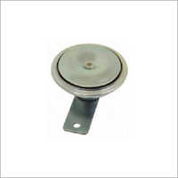 Disc Horn - Lightweight Metal, Standard Size, Silver Color | Glossy Finish, Electromagnetic Technology, Bracket Mounting Type, Electric Power Mode