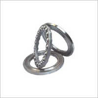 Stainless Steel King Pin Bearing - Standard Size, Metallic Color, High Load Capacity | Thrust Bearing, Grease Lubricated, Smooth Finish