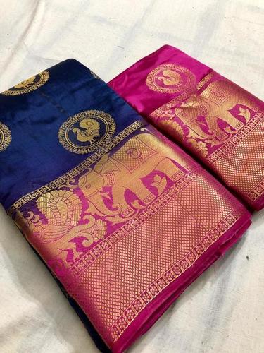 Woven Nylon Silk Sarees