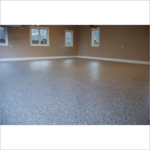 Industrial Flooring Coating - Epoxy & Polyurethane, Gray, Self-Leveling, Variable Thickness | Durable, Chemical-Resistant, Easy to Clean, Customizable