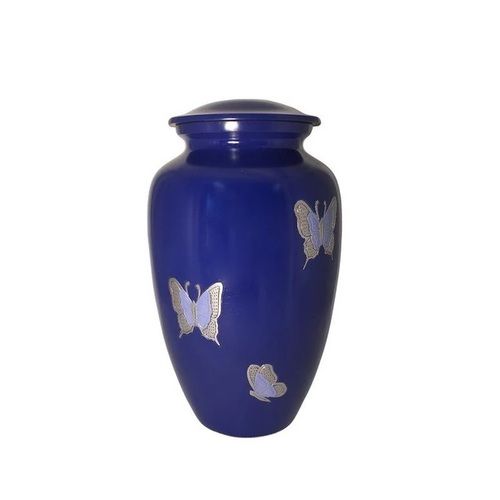 VIOLET BUTTERFLIES CREMATION URN- NEW