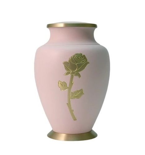 ARIA ROSE (PINK ON GOLD) CREMATION URN- NEW