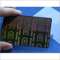 ID CARD Holographic Overlay (Secure Keyhole)
