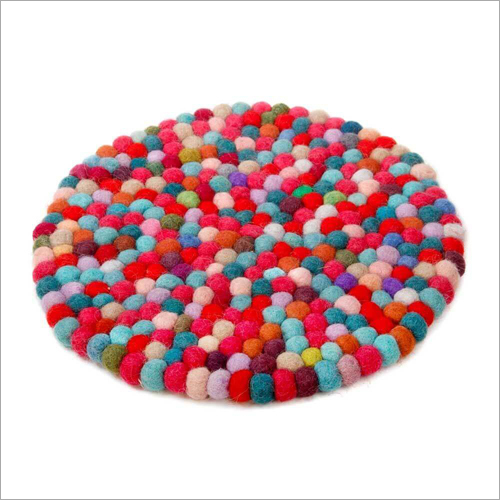 Colorful Felt Coaster