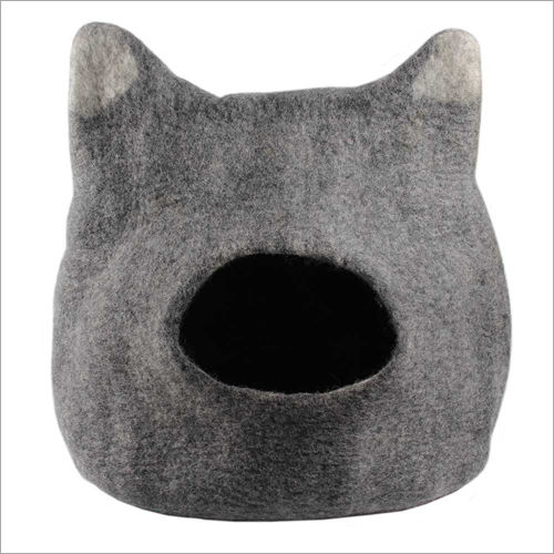 Felt Cat Cave Bed