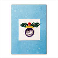 Mr Face Lokta Paper Greeting Card