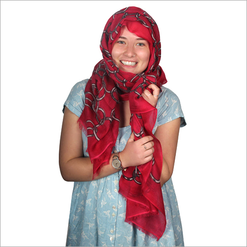 Red Pashmina Shawl By ASTERISK INTERNATIONAL SERVICE