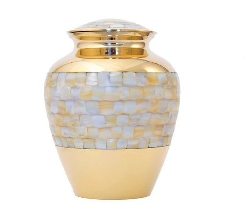 ELITE MOTHER OF PEARL CREMATION URN-NEW