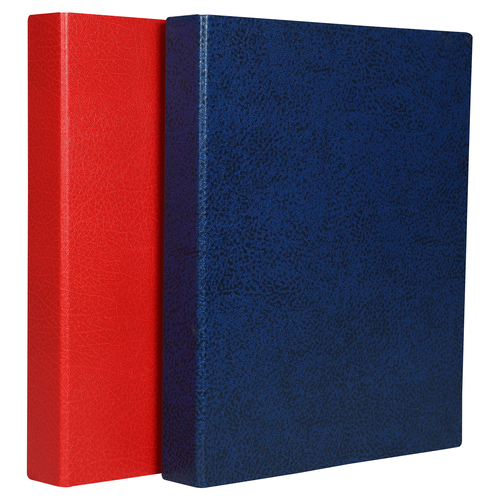 Mahavir Premium - A4 Size - 1 Inch - 2D (2 Hole) Ring Binder File (Red)