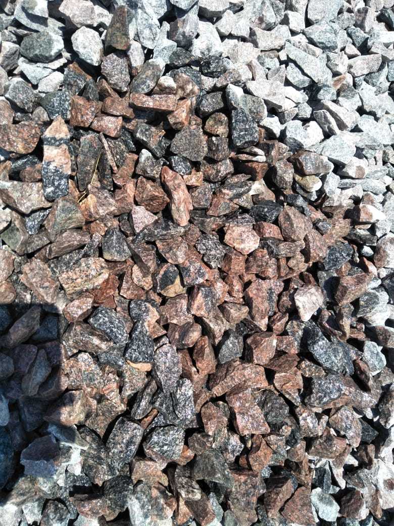 Supplier Grey Crushed Granite Recycled Aggregate granite lumps  granite hard stone chips