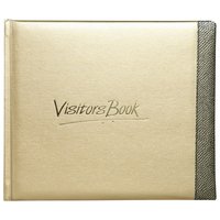 Mahavir Visitors Book - Medium Size - Gold Section Stitched And Bound