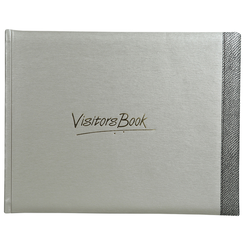 Mahavir Visitors Book - Large Size - (Grey)