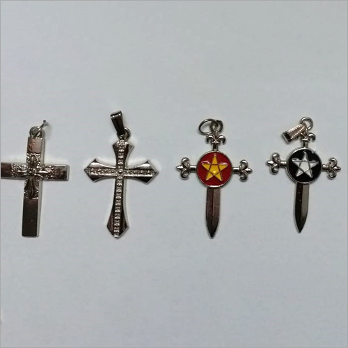 Mens Cross Shape Pendant