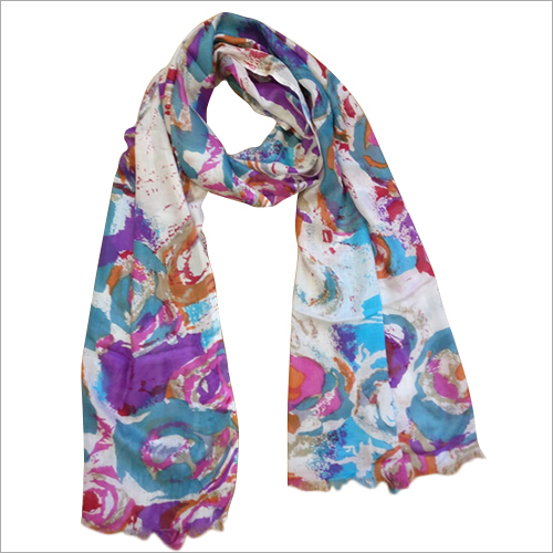 Multicolor Printed Rayon Scarves
