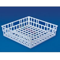 Draining Basket Polypropylene Labappara - 400 X 400 X 100 Mm | Autoclavable Design, Wide Net Structure For Efficient Laboratory Apparatus Drainage