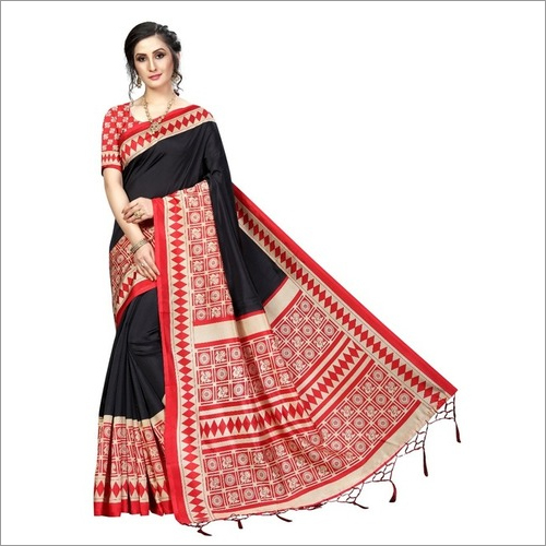 New Fancy Banarasi Art Silk Sarees (Jhalar)