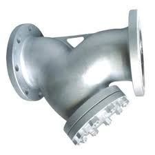 Y Type Strainers - Stainless Steel, 10-15mm Thickness , Round Section Shape for Mechanical Removal of Solids in High Pressure Pipelines