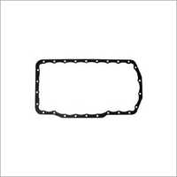 Lightweight Rubber Oil Sump Gasket - Standard Size, Black Color, Smooth Finish | Bolt-mounted, Injection Molding, Static Sealing