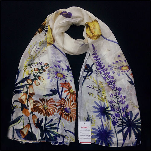 Available In Multicolor Digital Print Scarf