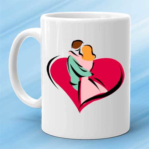 Available In Multicolor Customized Love Mugs Service