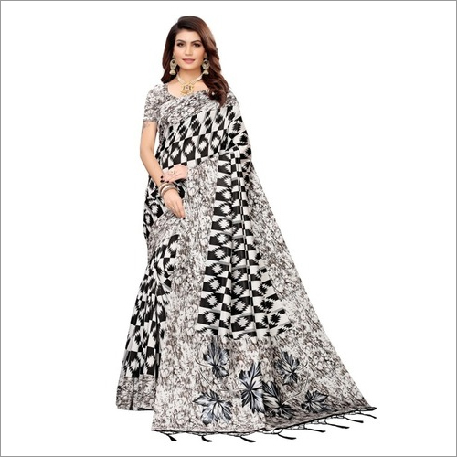 Classic Banarasi Art Silk Saree with Jhalar (tessals)
