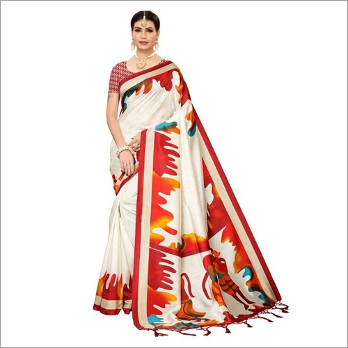 Royal Classic Banarasi Art Silk Saree with Jhalar (tessals)