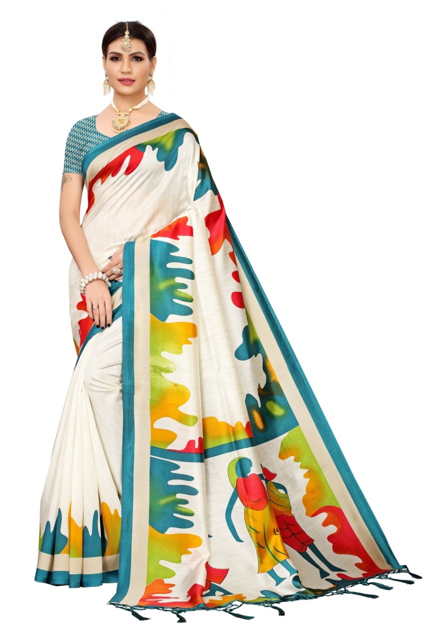 Royal Classic Banarasi Art Silk Saree with Jhalar (tessals)