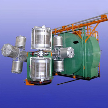 Semi-Automatic 4 Arms Fuel Efficient Rotomoulding Machine