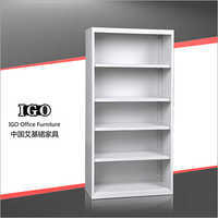 Open Shelf Metal Cupboard - Super Cold Rolled Steel, H1800 X W900 X D400mm | 4 Adjustable Shelves, Durable Electrostatic Epoxy Powder Finish, Easy To Clean And Install