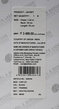 Barcode Sticker