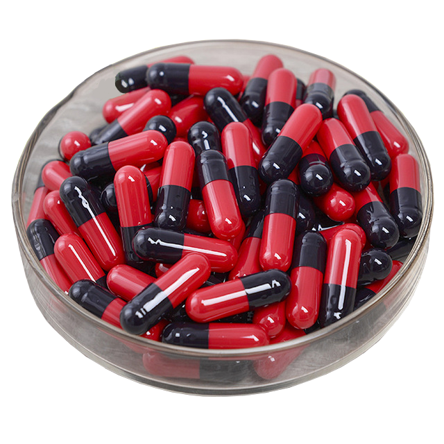 Gelatin Size 0 Red Black