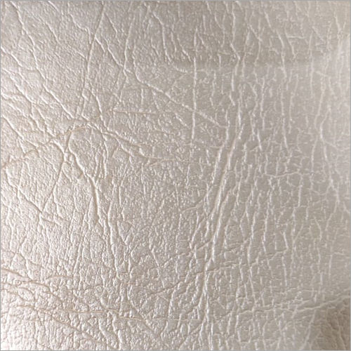 Plain White Synthetic Leather