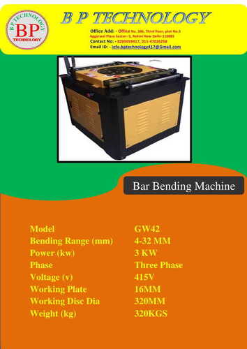 Rebar Bending Machine