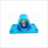 Front Axle Bracket - Metal, Standard Size, Blue Painted Finish | Bolt Mount, Smooth Finish, Casting Technique For Reliable Front Axle Assembly