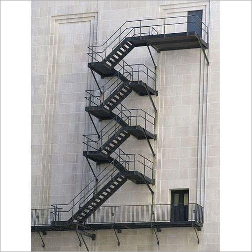 Fire Exit Steel Stairs By CND Engineering Pvt. Ltd.
