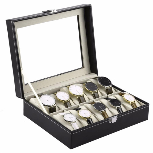 Available In Different Color 10 Slot Watch Box