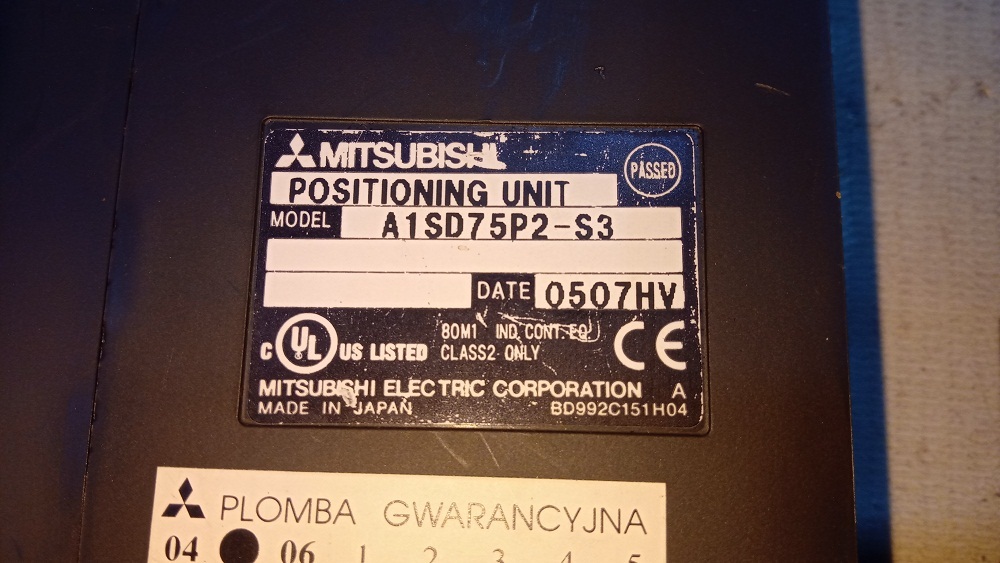 MITSUBISHI PLC A1SD75P2-S3