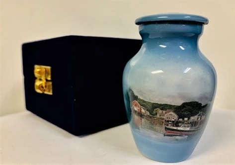 NEW ENGLAND ON THE WATER THEMED CREMATION URN