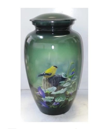 GOLDFINCH CREMATION URN-NEW