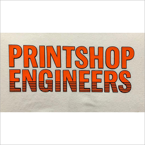 Available In All Color Garment Printed Sticker