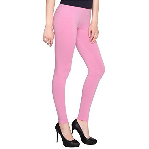 Pink Ankle Length Leggings